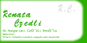 renata czedli business card